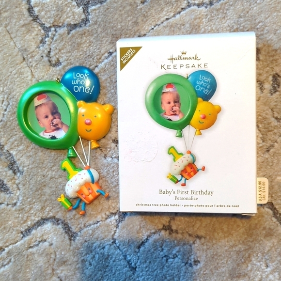 Hallmark Keepsake Baby’s First Birthday Ornament - Picture 1 of 4